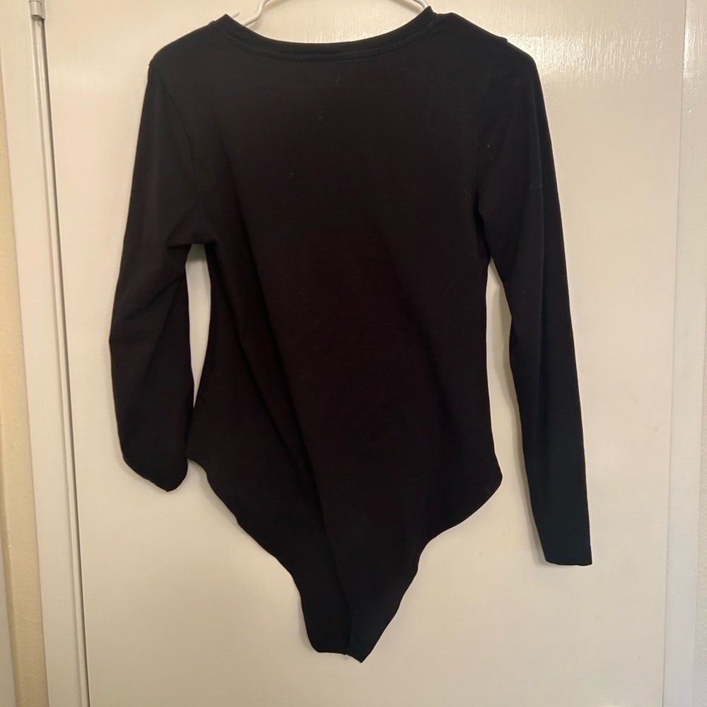 Black Long Sleeve Bodysuit